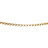18k Yellow Gold 4.7g Hollow UnoAErre 2.5mm Fancy Link Chain Necklace Italy 15.5"