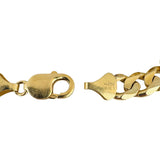 14k Yellow Gold 30.3g Solid Heavy 10mm Curb Link Bracelet 7"