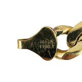 14k Yellow Gold 30.3g Solid Heavy 10mm Curb Link Bracelet 7"