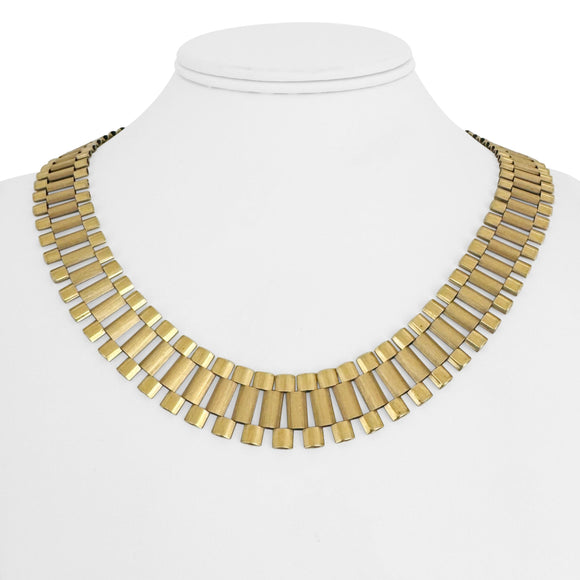 10k Yellow Gold 43g Wide 16mm Presidential Link Chain Necklace 20