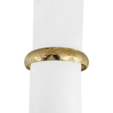 14k Yellow Gold 7.5g Ladies Flex 12mm X Pattern Bangle Bracelet 7"