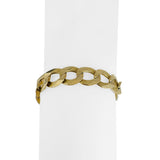 14k Yellow Gold 30g Solid Heavy 12mm Men's Curb Link Bracelet 8.5"