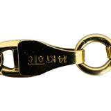 14k Yellow Gold 4.7g Semi Solid Ladies 4mm Mariner Link Bracelet Italy 7.25"