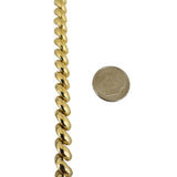 14k Yellow Gold 14.8g Ladies Polished 7.5mm San Marco Link Bracelet Italy 7.25"
