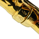 14k Yellow Gold 4.8g Hollow Light 3mm Twisted Spiral Bangle Bracelet Italy 7"