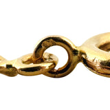 19k Portuguese Yellow Gold 16.2g Solid 5mm Figaro Link Bracelet 7.75"