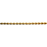 24k Pure Yellow Gold 7.5g Solid Thin 2mm Cable Link Chain Necklace 14.5"
