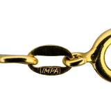 18k Yellow Gold 6g Semi Solid 2mm Figaro Link Chain Necklace Italy 19.5"