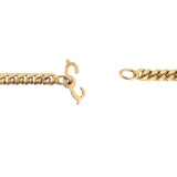 18k Yellow Gold 33.5g Solid Heavy Vintage 4mm Cuban Curb Link Chain Necklace 25"