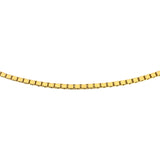 14k Yellow Gold 8g Solid Thin 1.5mm Box Link Chain Necklace 22"