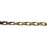 14k Yellow Gold 9.6g Ladies 5mm Fancy Twisted Curb Link Bracelet Italy 7"