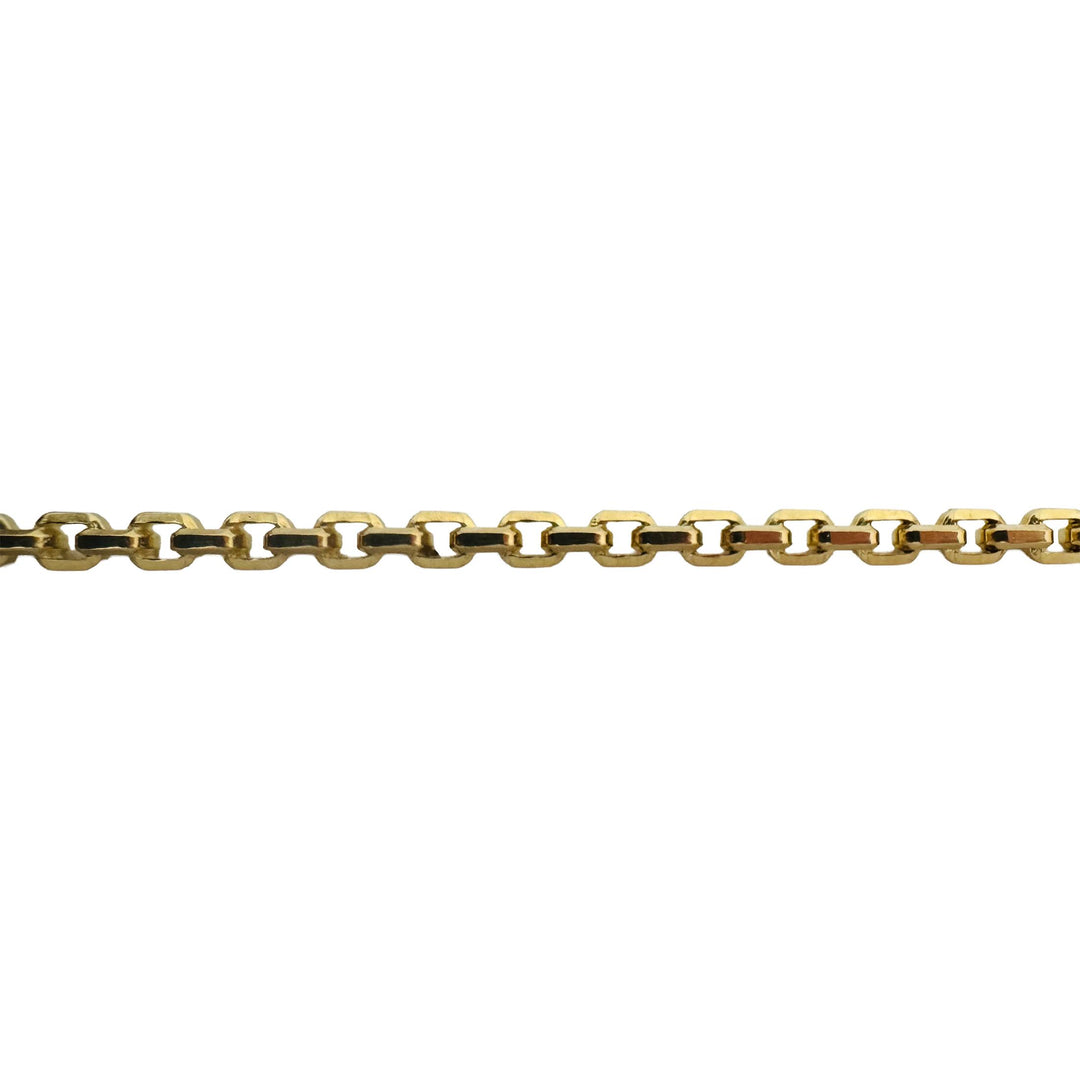 14k Yellow Gold 33g Solid Heavy 3.5mm Cable Biker Link Chain Necklace 26"