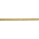 14k Yellow Gold 13.2g Solid 4mm Herringbone Link Chain Necklace Italy 18"