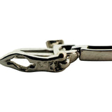 14k White Gold Tanzanite and Diamond 6.7g Ladies Bar Link Bracelet 7.25"