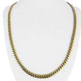 10k Yellow Gold 59.5g Solid Heavy 6mm Cuban Link Chain Necklace 24"