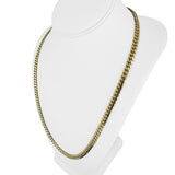 10k Yellow Gold 59.5g Solid Heavy 6mm Cuban Link Chain Necklace 24"