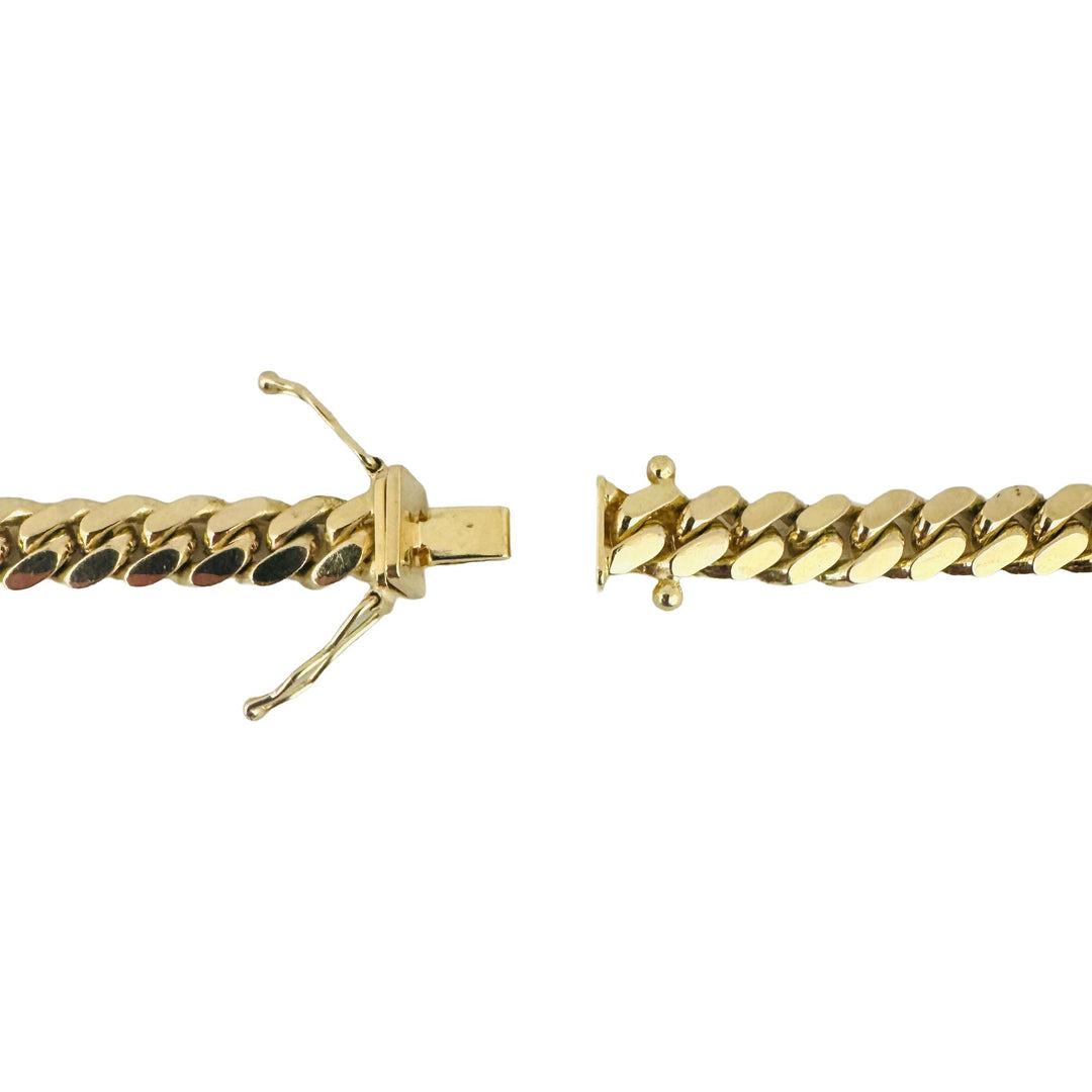 10k Yellow Gold 59.5g Solid Heavy 6mm Cuban Link Chain Necklace 24"