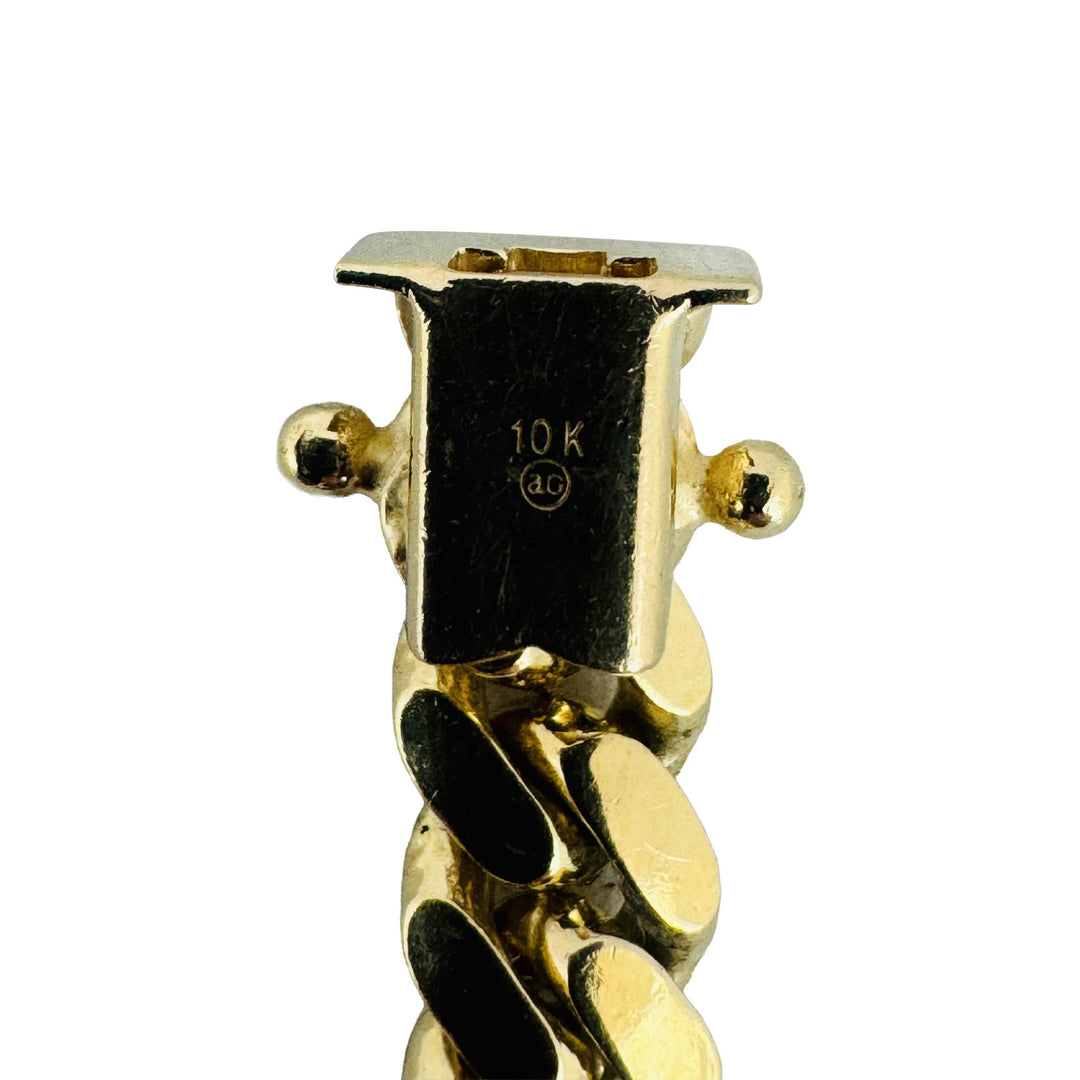 10k Yellow Gold 59.5g Solid Heavy 6mm Cuban Link Chain Necklace 24"