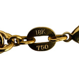 18k Yellow Gold 10.7g Vintage Ladies Thick 6mm Rope Bracelet 8"