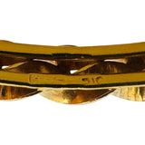 22k Yellow Gold 19.2g Solid 7mm Slip-On Fancy Bangle Bracelet 8.25"