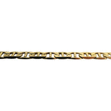 14k Yellow Gold 26g Solid Diamond Cut 5.5mm Mariner Link Chain Necklace 22"