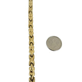 14k Yellow Gold 8.4g Ladies 6mm Fancy X Link Bracelet Italy 7"