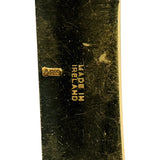 18k Yellow Gold 34.8g Solid Heavy Story Panel Link Bracelet Ireland 7.25"