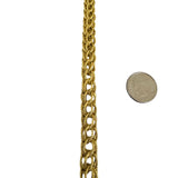 18k Yellow Gold 15.4g Vintage Ladies Interwoven Fancy Link Bracelet Italy 8"