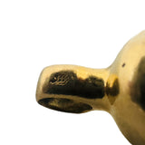 18k Yellow Gold 31.3g Vintage Heavy 7mm Round Box Link Bracelet 8.5"