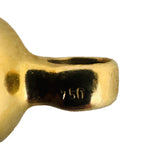 18k Yellow Gold 31.3g Vintage Heavy 7mm Round Box Link Bracelet 8.5"