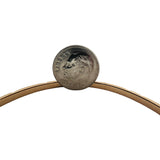 14k Yellow Gold 9.8g Solid Vintage 3mm Bangle Bracelet 7.5"