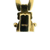 14k Yellow Gold 15.4g Ladies Polished 9mm Fancy Link Bracelet Italy 7"