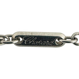 Chopard 18k White Gold 8.6g Solid Thin 2mm Wheat Link Chain Necklace 17"