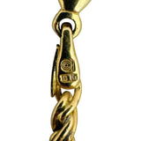 18k Yellow Gold 38.3g Solid Heavy 3mm Vintage Twisted Link Necklace Italy 24"