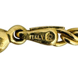 18k Yellow Gold 38.3g Solid Heavy 3mm Vintage Twisted Link Necklace Italy 24"