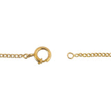 19k Portuguese Yellow Gold 6g Solid Thin 2mm Curb Link Chain Necklace 23"