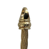 14k Yellow Gold 26.8g Solid Ladies Rigid Twisted Rope Collar Necklace 15"