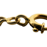 19k Portuguese Yellow Gold 25.4g Solid 3.5mm Curb Link Chain Necklace 22"