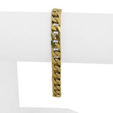 18k Yellow Gold 35.2g Solid Heavy Vintage Curb Link Bracelet 7.5"
