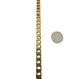 18k Yellow Gold 35.2g Solid Heavy Vintage Curb Link Bracelet 7.5"