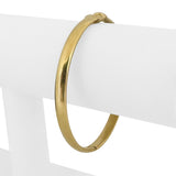 Charles Green & Sons 18k Yellow Gold 35g Solid Heavy Vintage Bangle Bracelet 7"