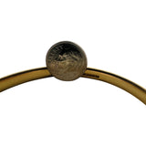 Charles Green & Sons 18k Yellow Gold 35g Solid Heavy Vintage Bangle Bracelet 7"
