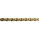 Chiampesan 18k Yellow Gold 41.2g Solid Heavy Fancy Curb Link Bracelet Italy 7"