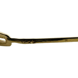 14k Yellow Gold 11.3g Ladies Polished 8mm Diamond Cut Bangle Bracelet 7"