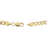 14k Yellow Gold 12g Solid Men's 6mm Curb Link Bracelet South Africa 8.5"