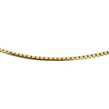 14k Yellow Gold 11g Solid Long 1.5mm Box Link Chain Necklace Italy 30"
