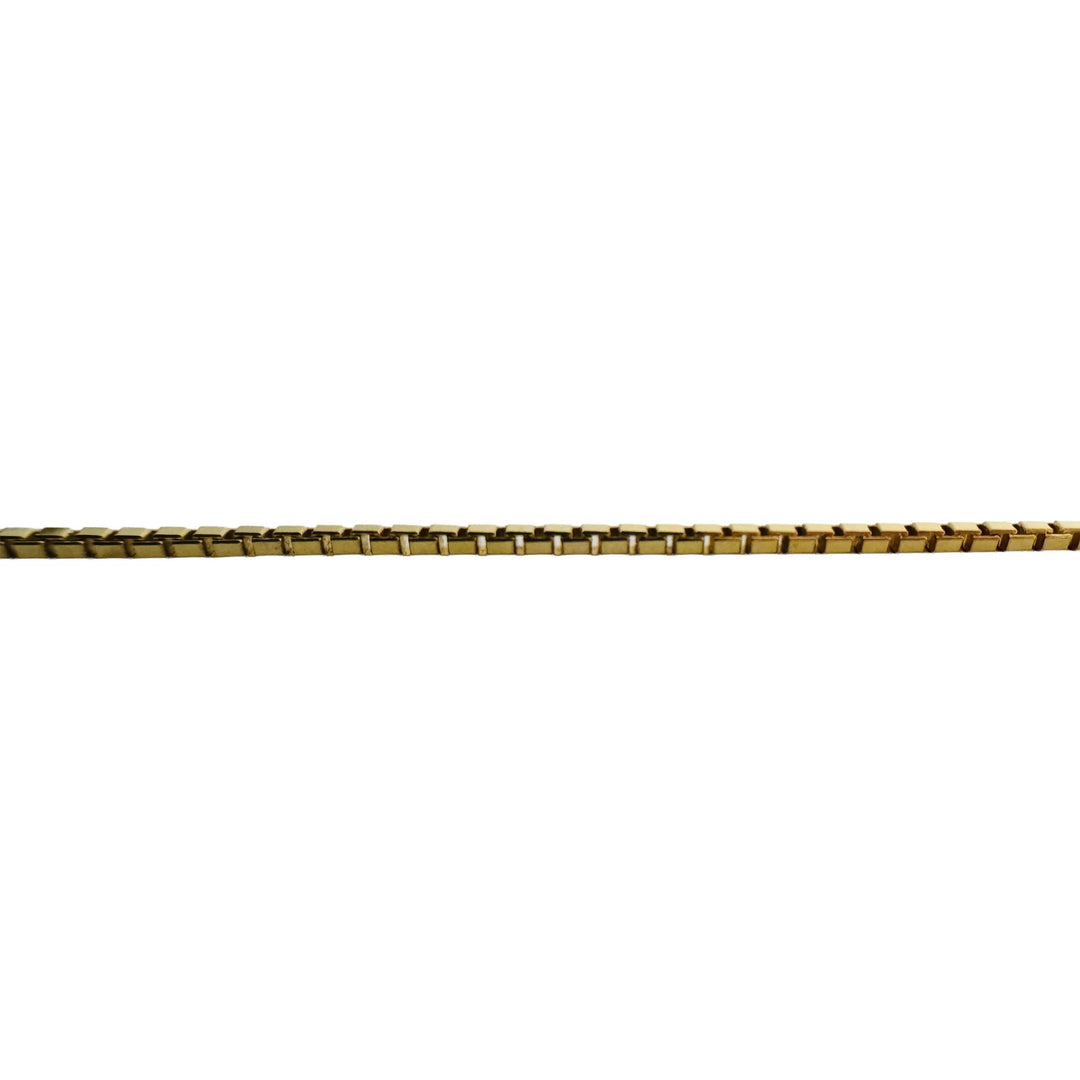 14k Yellow Gold 11g Solid Long 1.5mm Box Link Chain Necklace Italy 30"