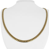14k Yellow Gold 33.5g Solid Heavy 4.5mm Cuban Link Chain Necklace 24"
