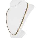 14k Yellow Gold 33.5g Solid Heavy 4.5mm Cuban Link Chain Necklace 24"