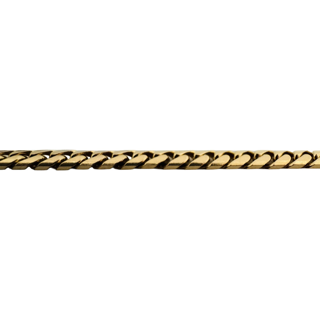 14k Yellow Gold 33.5g Solid Heavy 4.5mm Cuban Link Chain Necklace 24"